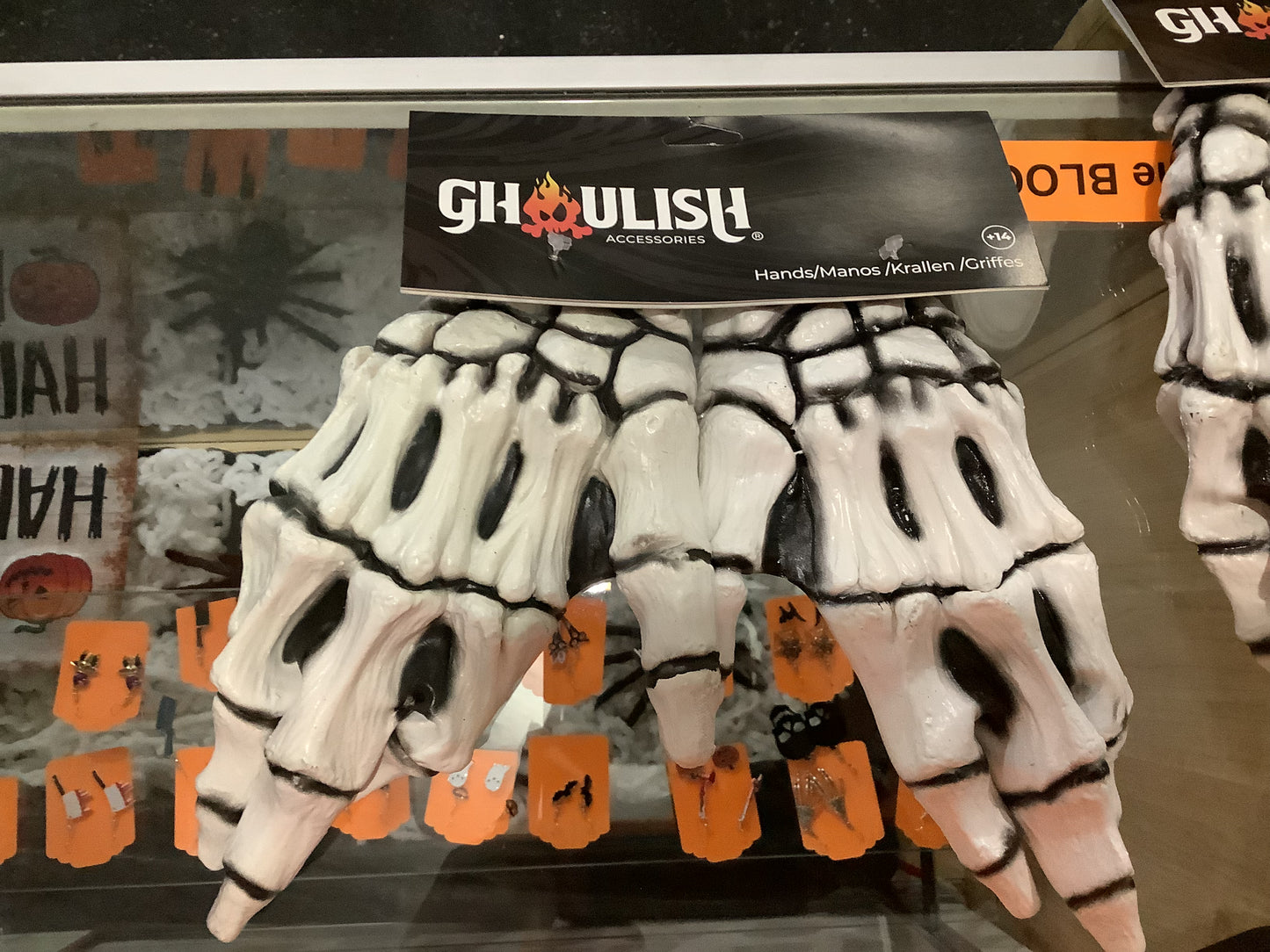 Junior Skeleton Hands - White
