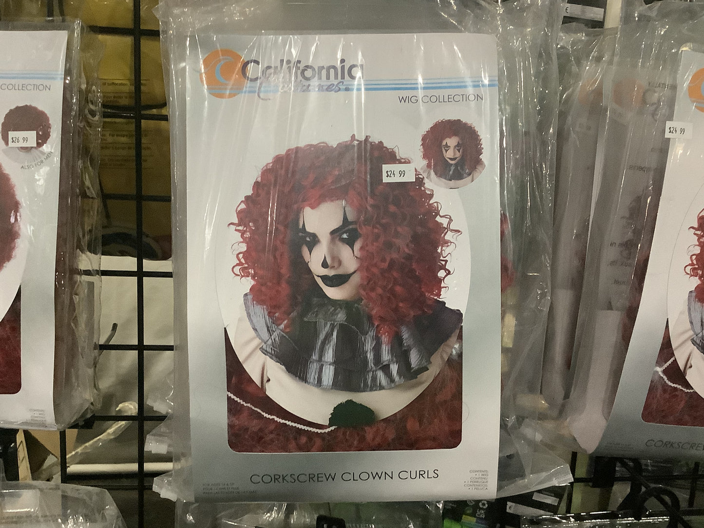 Corkscrew Clown Curls Wig
