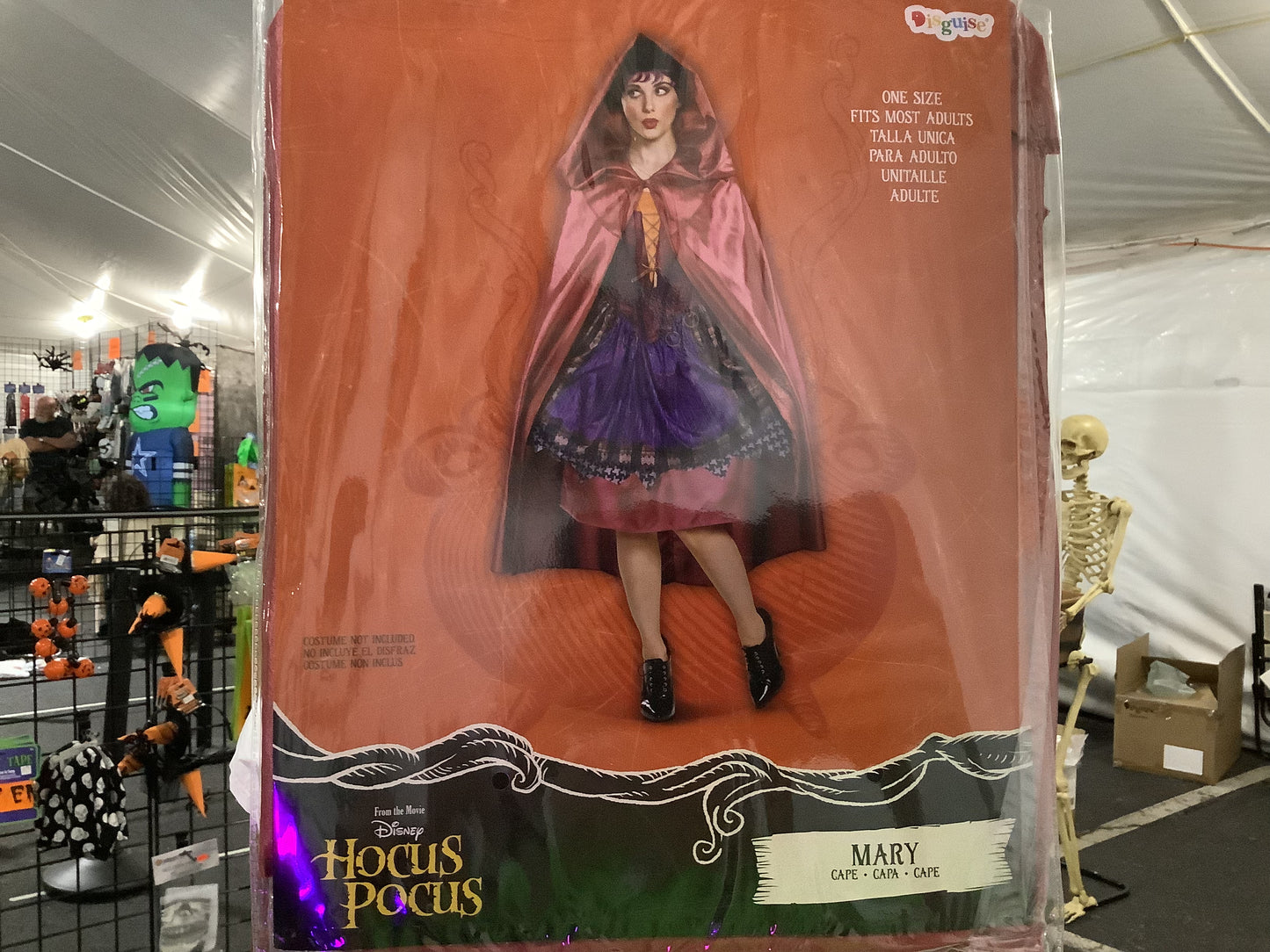 *Disney Hocus Pocus Cape - Mary - One Size
