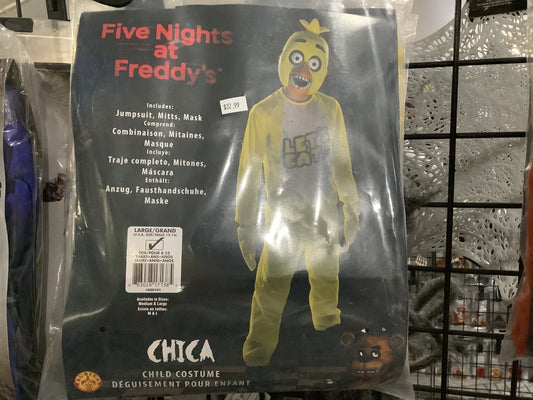 *FNAF Chica - Rubies - Child Large (10-12)