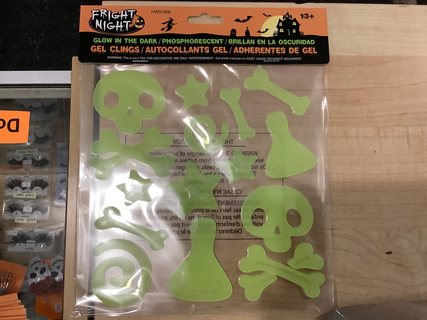 Gel Clings - Glow in the Dark - Fright Night