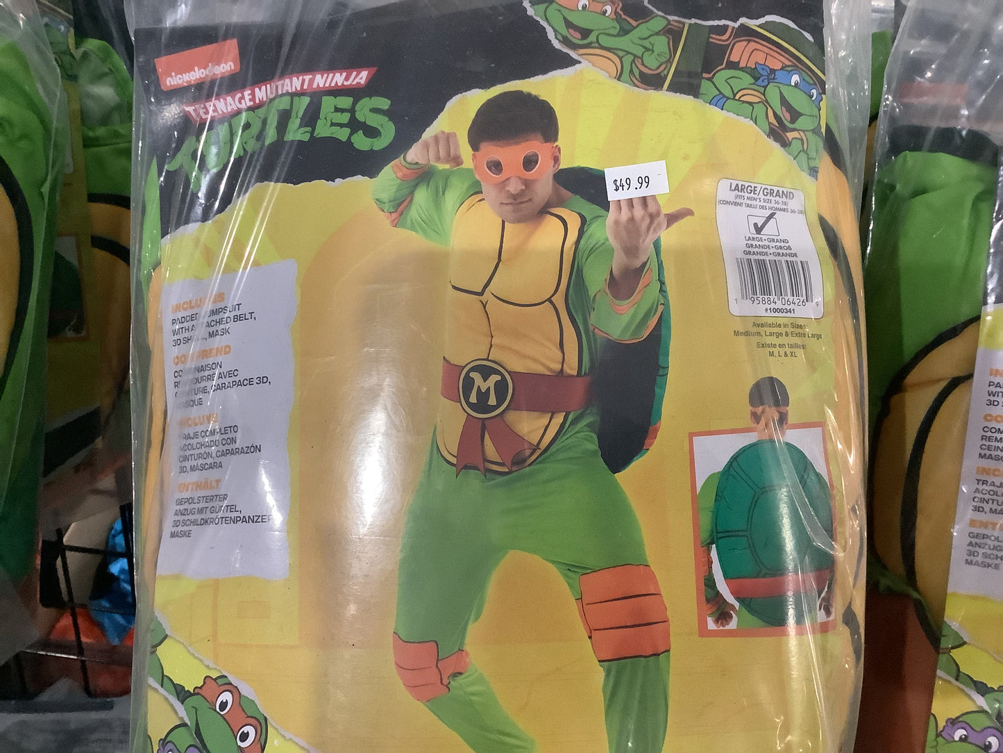 Teenage Mutant Ninja Turtles - Michelangelo - Adult Medium