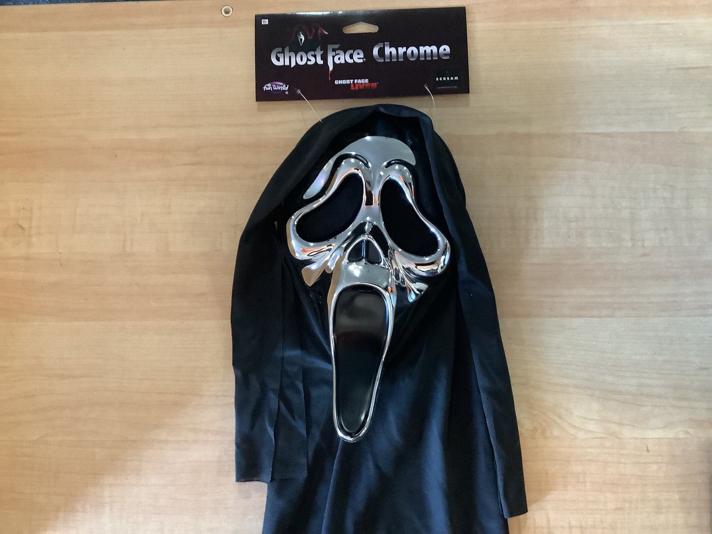 Ghost Face Chrome Mask