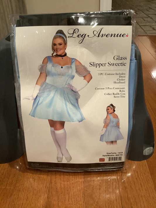 *Glass Slipper Sweetie - Cinderella Adult 1X/2X