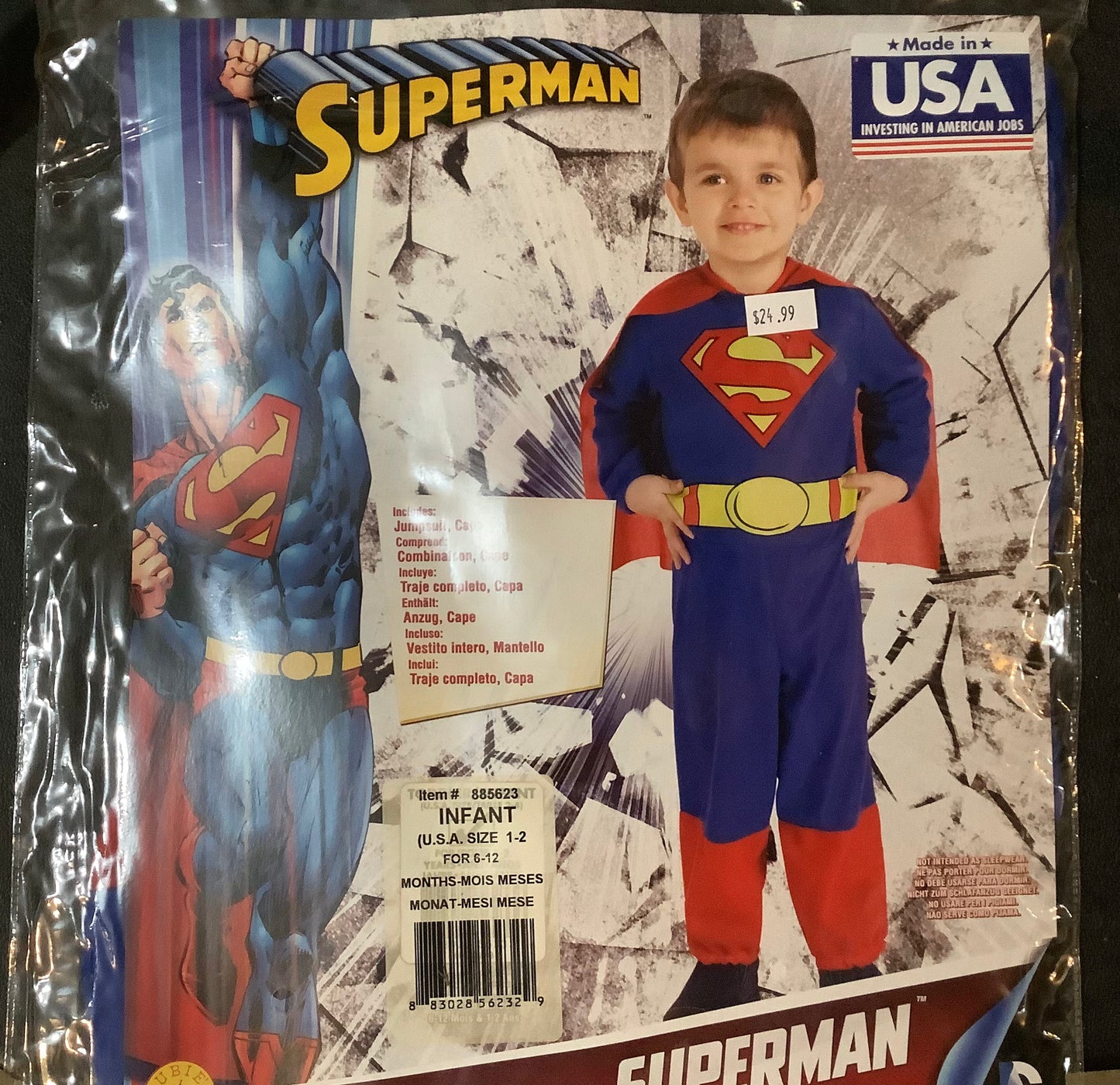 *Superman (6-12 months)