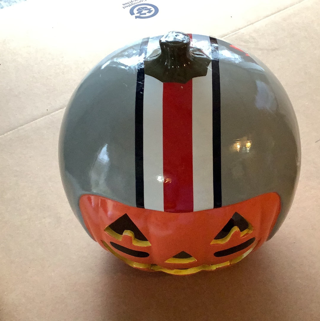 Football Ceramic Pumpkin