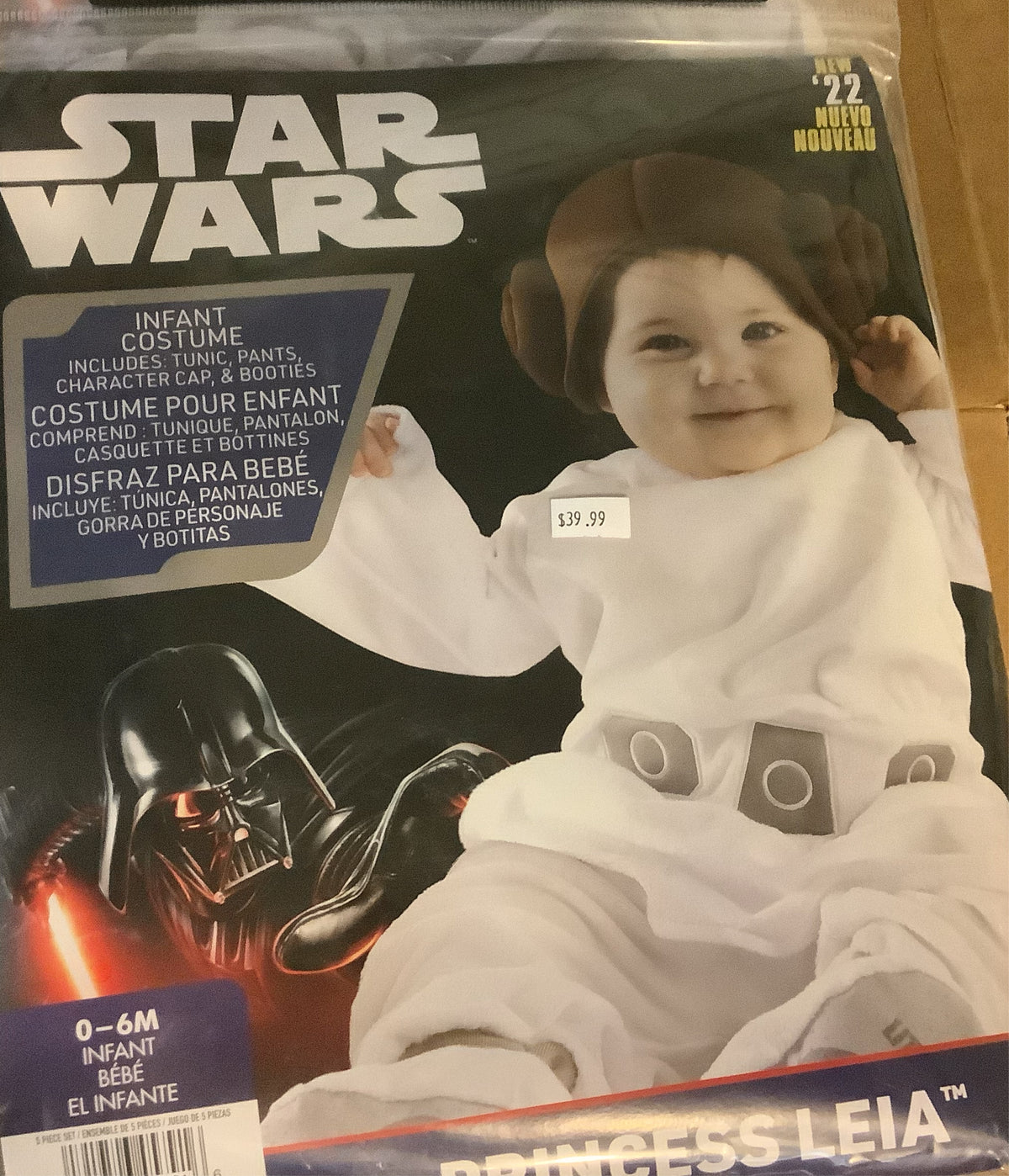 *Star Wars - Infant 0-6 months - Princess Leia