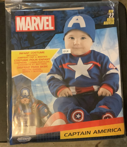 *Captain America - Marvel - 12-18 months