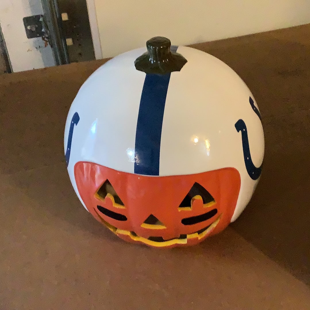 Football Ceramic Pumpkin